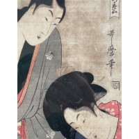 Tryptyk japońskich grafik portretowych – art print w autorskiej oprawie